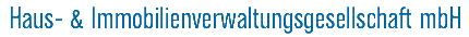 Hausverwaltung, Immobilienverwaltung - Logo